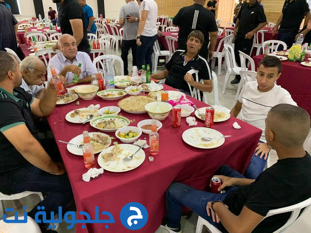 اكبر فرحة في جلجولية لهذا العام :وليمة بمناسبة  شفاء الشاب سعيد فتحي عيسوي